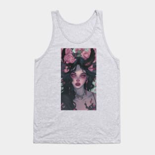 Pink Demon Lady Tank Top